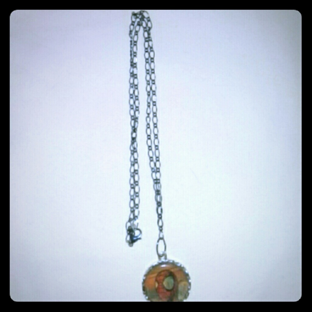Handmade Spiderman Necklace